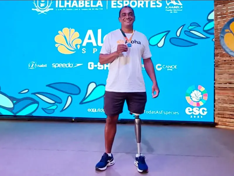 Canoísta de Praia Grande vence etapa de Ilha Bela da Copa Brasil
