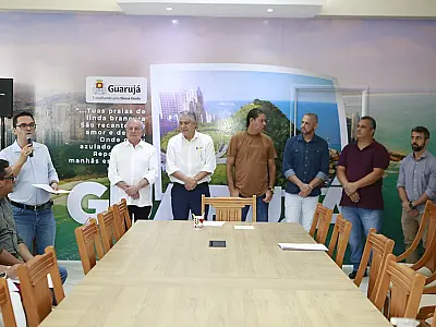 Guarujá assina ordem de serviço para obras de infraestrutura urbana em 86 ruas