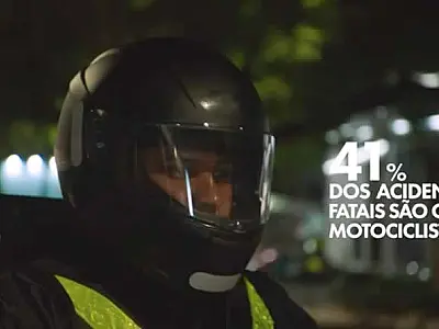 Principais vítimas do trânsito, motociclistas são alvo da nova campanha do Detran-SP
