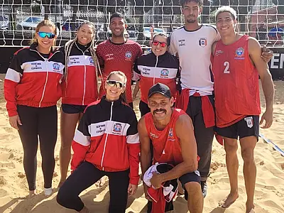 Vôlei de praia brilha e garante as primeiras vitórias nos Jogos Regionais 2023