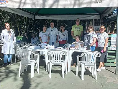 Julho Amarelo - testagem de hepatite C passa pelo Jardim Botânico em Santos