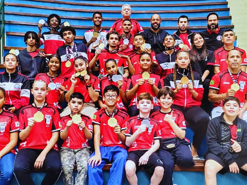 Time Praia Grande/SP de taekwondo classifica 22 atletas para o Campeonato Brasileiro