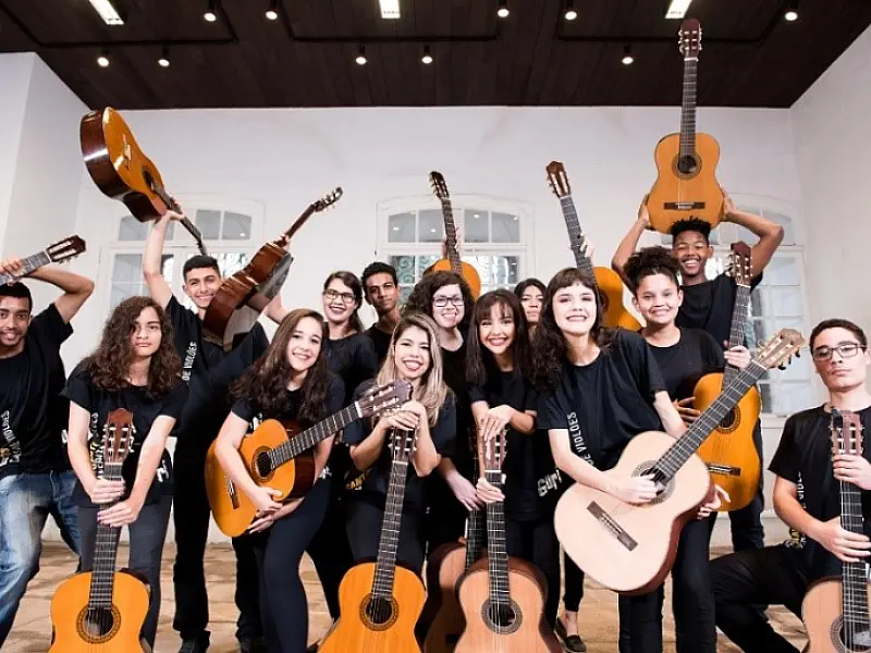 Camerata de Violões do Guri de Santos abre temporada com três concertos em maio e junho