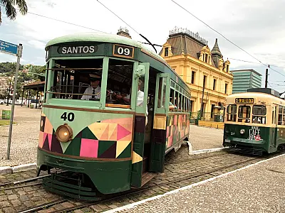 Bonde de Santos terá 50% de desconto no domingo e funcionamento diferenciado no feriadão