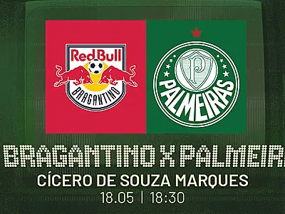 Bragantino e Palmeiras duelam hoje em Bragança Paulista pelo Brasileirão