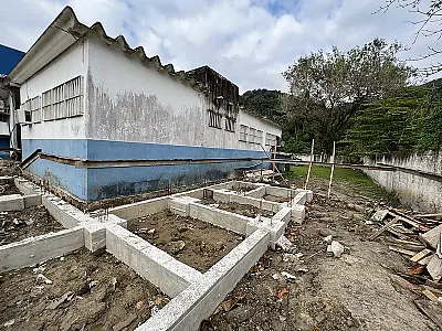 ARE Vila Júlia, na cidade do Guarujá passa por obras de ampliação e melhorias