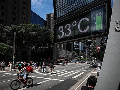 Frente fria muda o tempo, mas calorão deve continuar até quinta (21) em SP