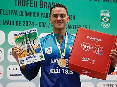 Nick Albiero é o 5º a confirmar vaga a Paris em seletiva de natação