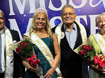 Concurso Miss & Mister Melhor Idade 2025 elege os melhores de Cubatão
