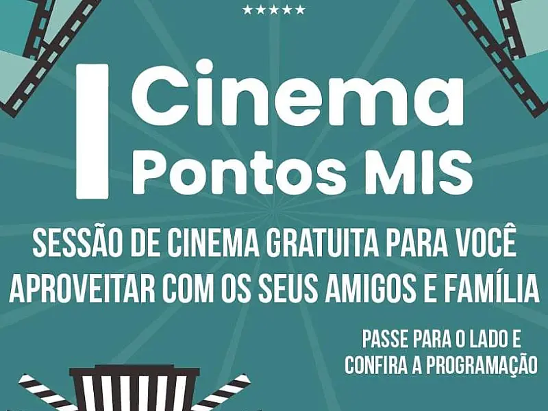 Ponto MIS disponibiliza filmes gratuitos neste domingo no Espaço Multicultural