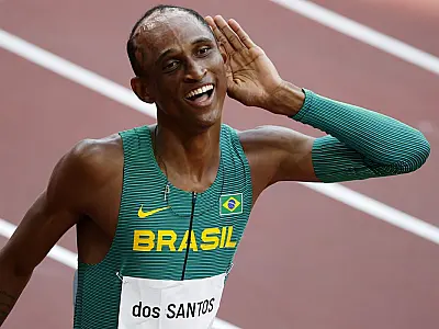 Alison dos Santos é ouro nos 400m com barreiras nos Estados Unidos