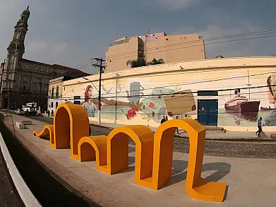 Santos transforma em bulevar primeiro trecho revitalizado de eixo turístico do Centro Histórico