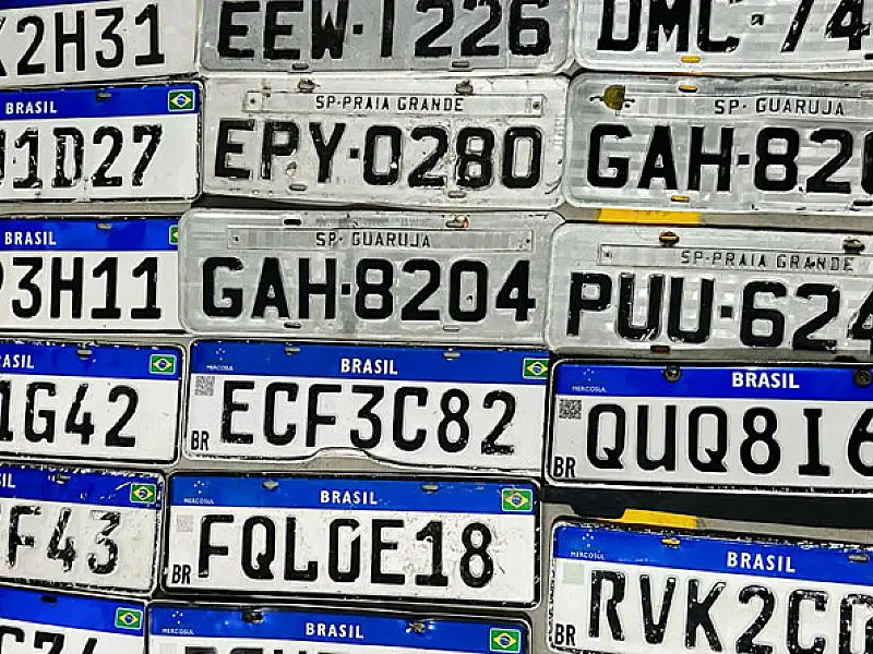 Placas perdidas podem ser retiradas na sede da Secretaria de Trânsito