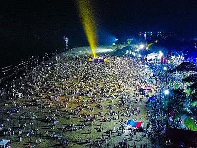 Cidade de Bertioga receberá  2024 com show na Praia da Enseada