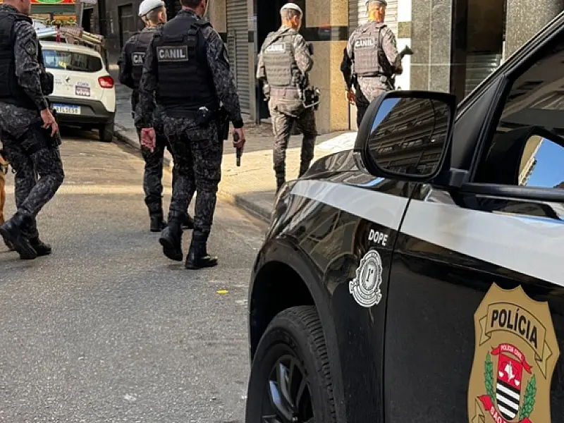 Megaoperação mira organização criminosa responsável por chefiar o tráfico no centro de SP