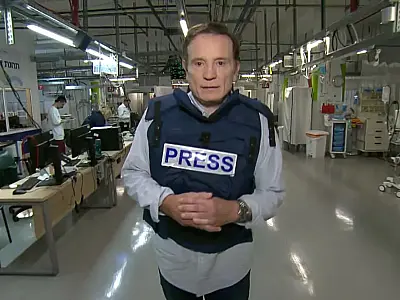 Roberto Cabrini interrompe entrevista em Israel após alerta de bomba