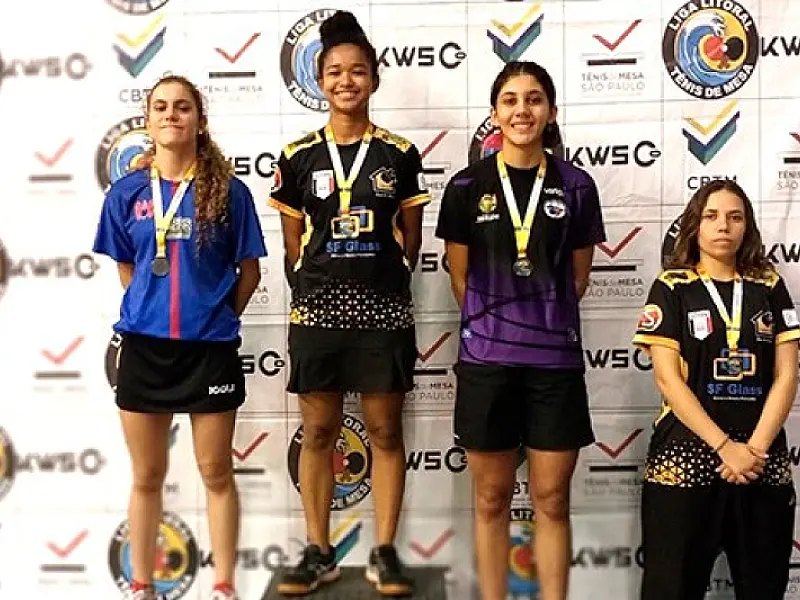 Mesatenistas do Time PG conquistam medalhas no TMB Estadual em Osasco