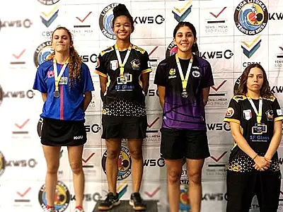 Mesatenistas do Time PG conquistam medalhas no TMB Estadual em Osasco
