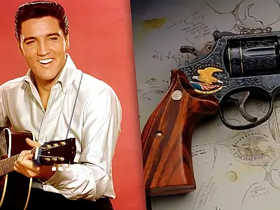Revólver de Elvis Presley é vendido por quase R$ 1 milhão em leilão
