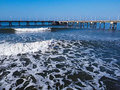 Circuito Pier Surf Classic agita a praia da Plataforma, em Agenor de Campos