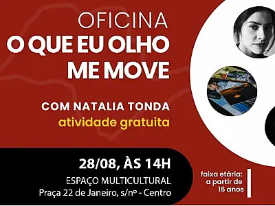 Oficina aborda formas de narrar histórias pela fotografia em São Vicente