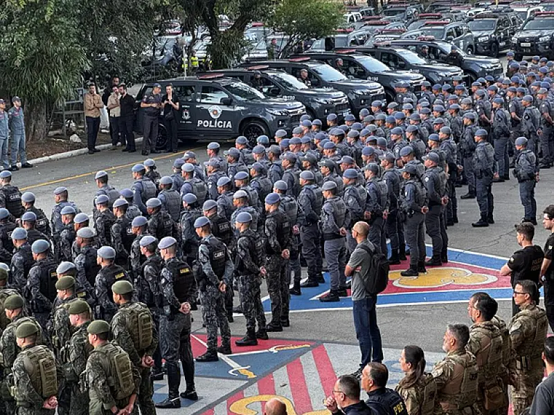 Forças de segurança do Estado de SP deflagram operação integrada de combate ao tráfico