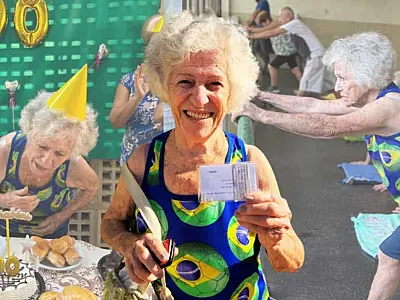 Com muito esporte, Rebouças celebra 90 anos de uma das alunas mais antigas