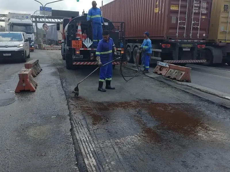 Com obras para melhorar drenagem, Alemoa, em Santos, tem alterações no trânsito a partir de quarta