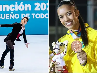 Patinador e carateca conquistam medalhas nos Jogos Sul-Americanos