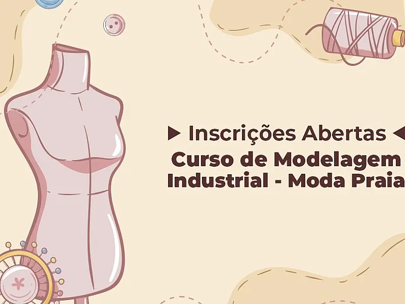 Prefeitura de São Vicente abre inscrições para curso de Moda Praia, em parceria com o SENAI