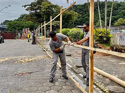 Rua Japão começa a ser revitalizada em São Vicente