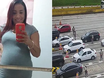 'Grávida de Santo André' é desmentida por câmera na Imigrantes e admite que não foi sequestrada