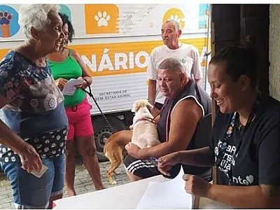 Veterinário nos Bairros realiza mais de 70 atendimentos na Vila São Jorge
