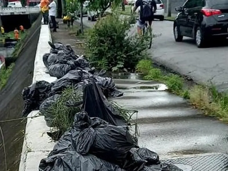 Serviços de limpeza são iniciados em dois canais