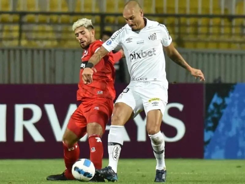 Santos joga mal, só empata com o La Calera e embola grupo na Sul-Americana