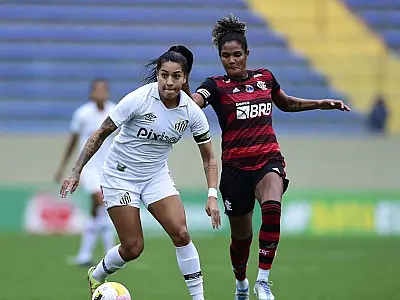 Santos goleia Flamengo e avança à semifinal do Brasileiro feminino