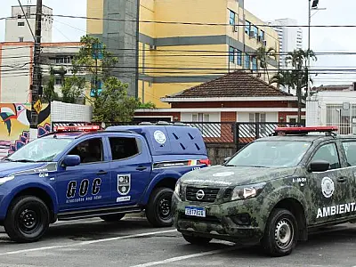 GCM de São Vicente recebe novas viaturas para patrulhamento na Cidade