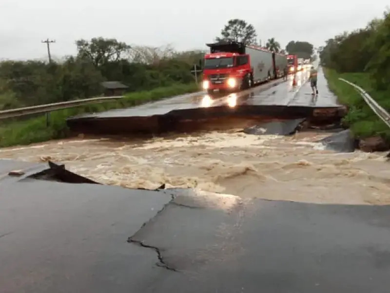 Danos em rodovias começam a ser avaliados no Rio Grande do Sul