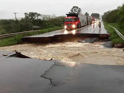 Danos em rodovias começam a ser avaliados no Rio Grande do Sul