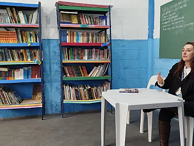 Encontro literário inspira jovens da Fundação CASA de Praia Grande