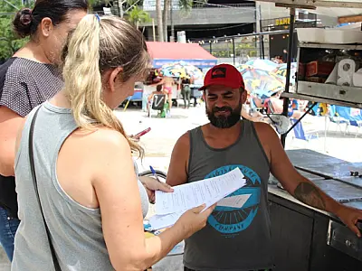São Vicente abre inscrições para ambulantes, feiras noturnas e food trucks