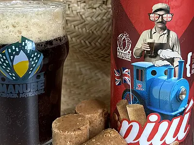 Cervejaria de Santos homenageia nostálgico 'trenzinho do amendoim'