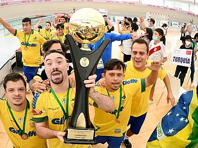 Brasil segue com a melhor seleção de futsal Down do mundo