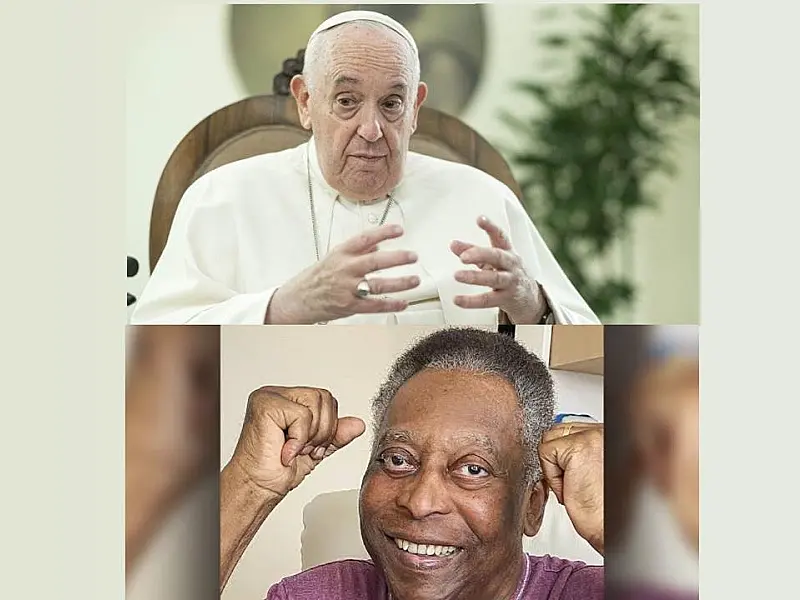 Papa Francisco diz que está rezando por Pelé