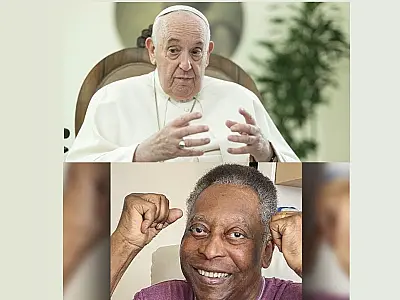 Papa Francisco diz que está rezando por Pelé