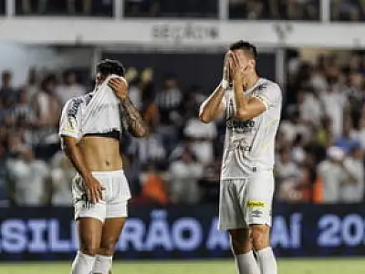 Santos é rebaixado pela primeira vez no Brasileiro