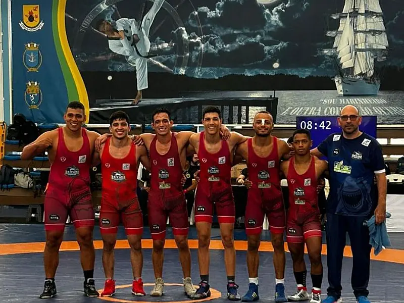 Equipe santista é campeã brasileira interclubes de luta greco-romana