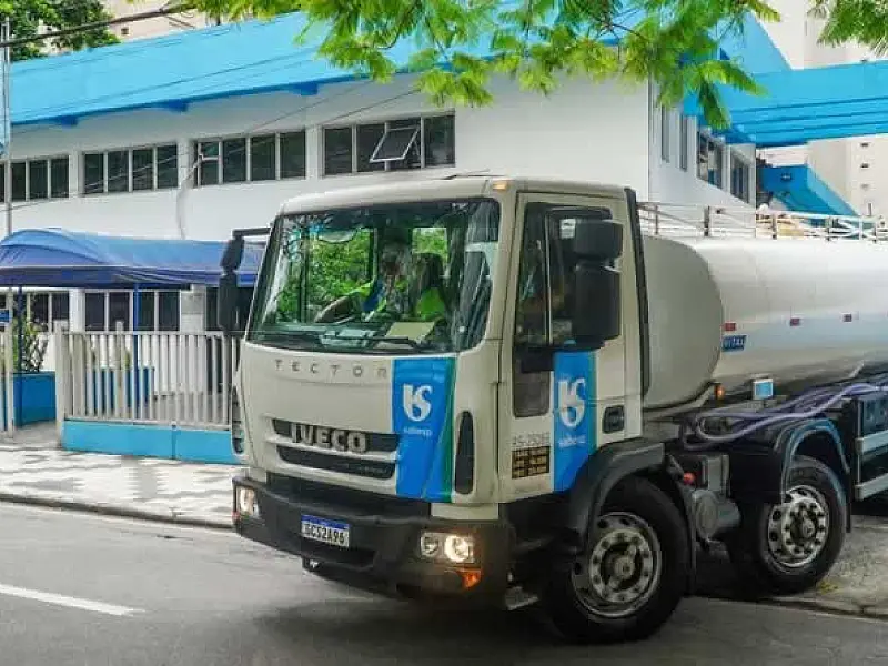 Sabesp recomenda uso consciente de água em Guarujá durante onda de calor e estiagem severa
