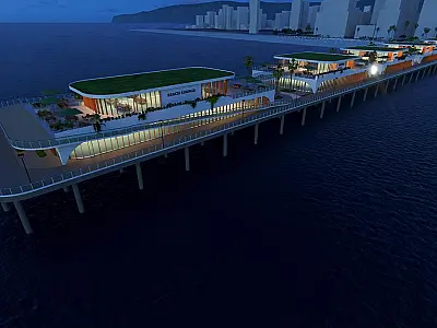 Praia Grande ganhará moderno píer turístico