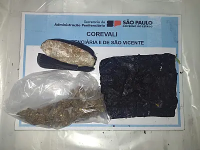 P2 de São Vicente contabiliza duas apreensões de drogas com visitantes de presos